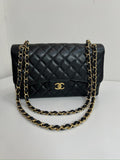 CHANEL Caviar Quilted Jumbo Double Flap Black