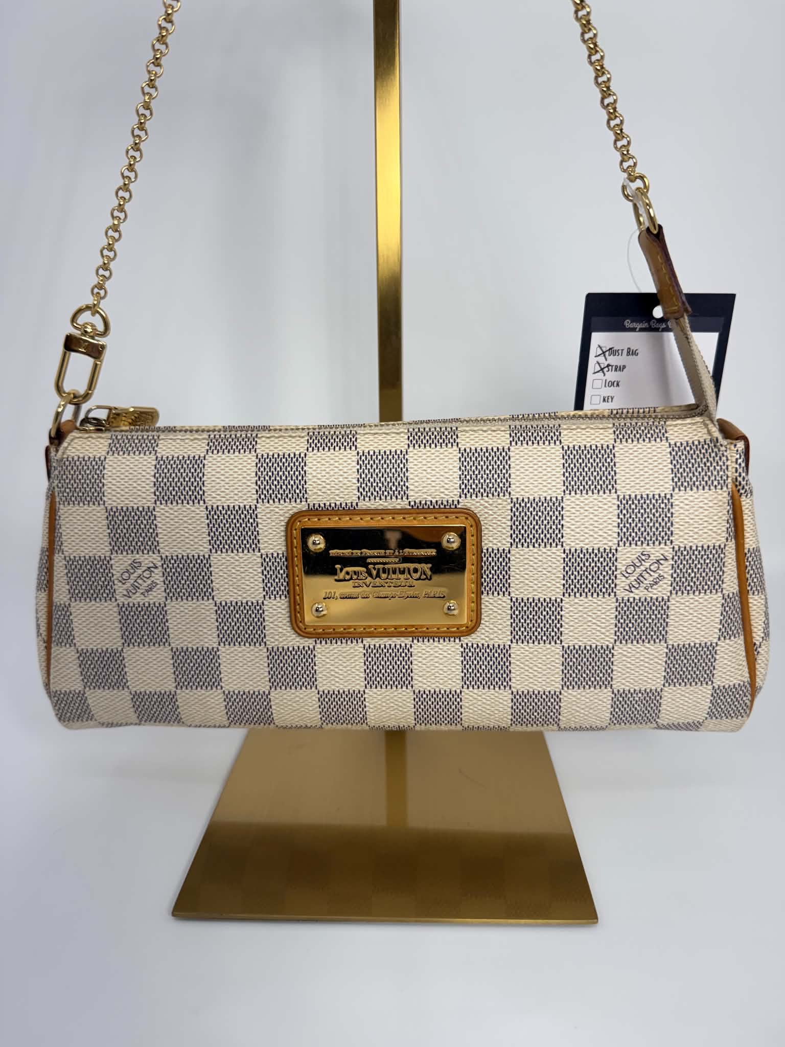 Louis Vuitton Damier Azur Eva Clutch