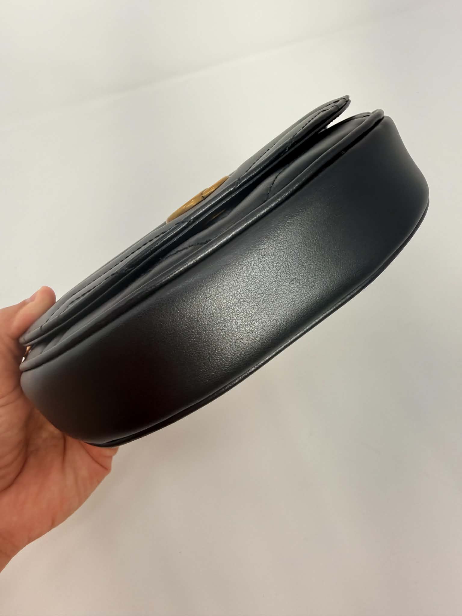 Gucci Marmont Chain Half Moon Crossbody