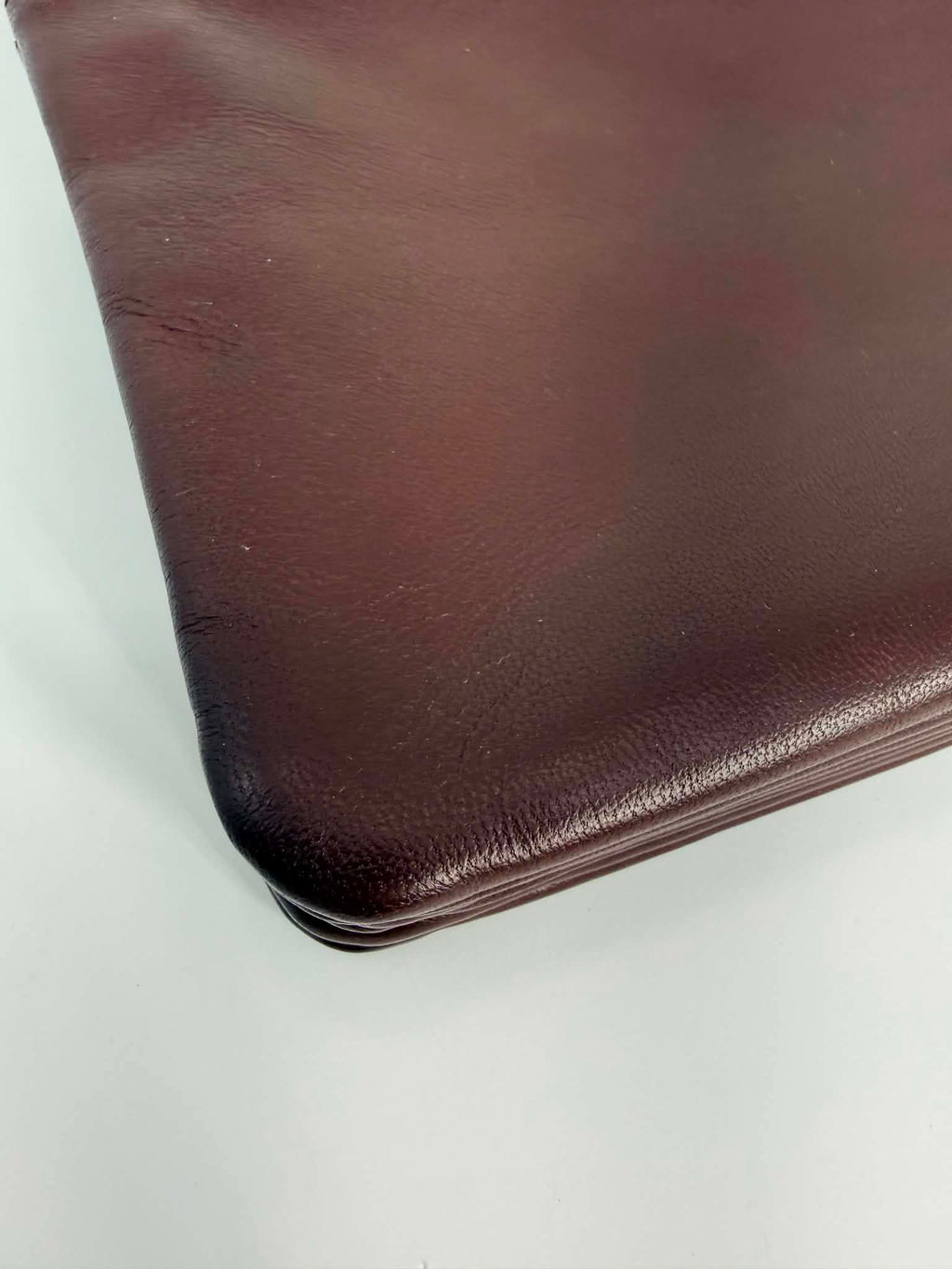 Celine Lambskin Small Trio Crossbody Bag Burgundy