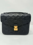 Louis Vuitton Metis Pochette Black Empriente Leather