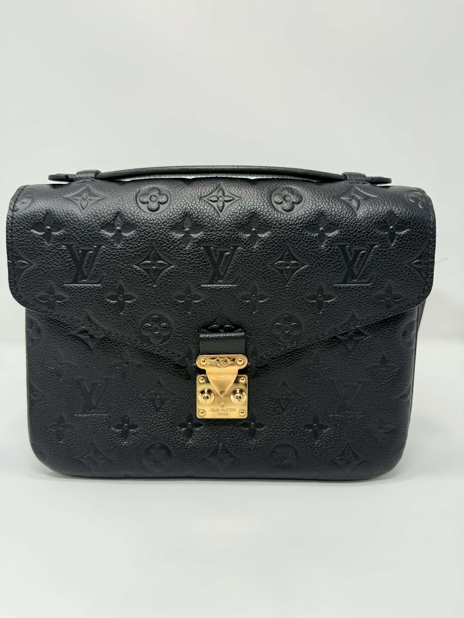 Louis Vuitton Metis Pochette Black Empriente Leather