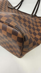 Louis Vuitton Neverful MM Damier Ebene Set with Pouch