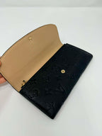Louis Vuitton Empreinte Emilie Wallet Black Dune