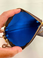 Louis Vuitton Monogram 2019 Christmas Animation Mini Venice Pochette Accessories Blue