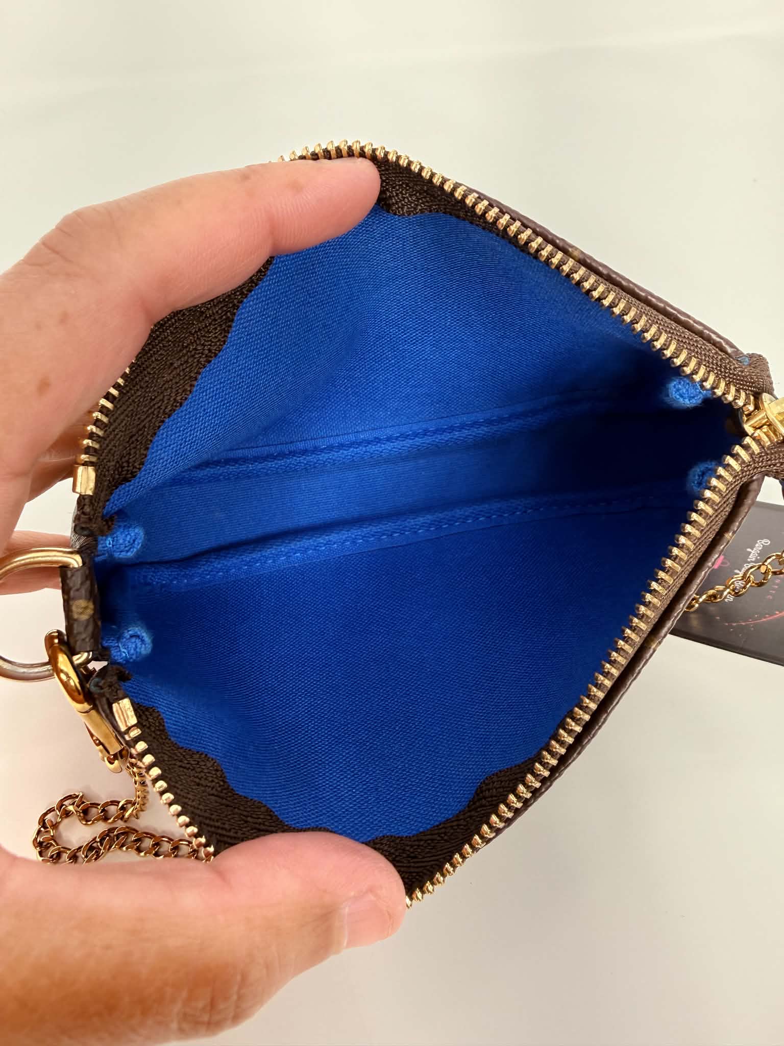 Louis Vuitton Monogram 2019 Christmas Animation Mini Venice Pochette Accessories Blue