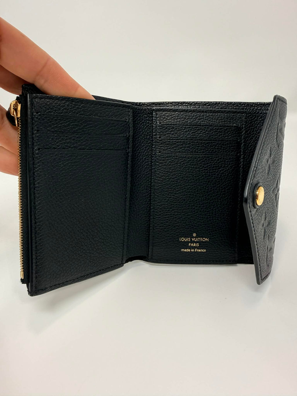 Louis Vuitton Empreinte Victorine Black Wallet