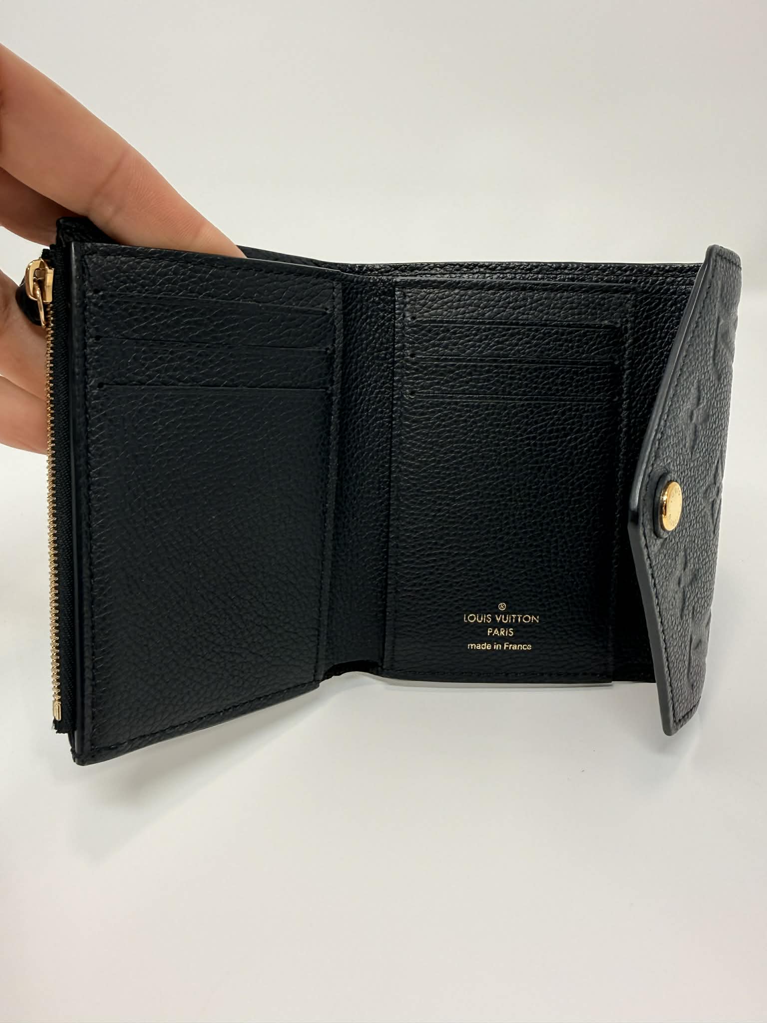 Louis Vuitton Empreinte Victorine Black Wallet