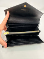 Saint Lauerant YSL Chevron Full Size Wallet