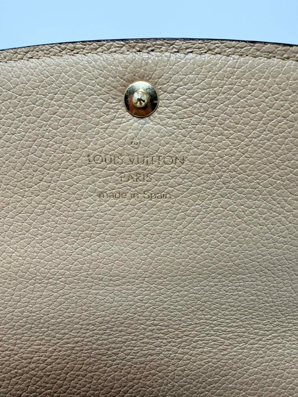 Louis Vuitton Empreinte Emilie Wallet Black Dune