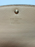 Louis Vuitton Empreinte Emilie Wallet Black Dune