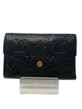 Louis Vuitton Empreinte Compact Curieuse Wallet Black