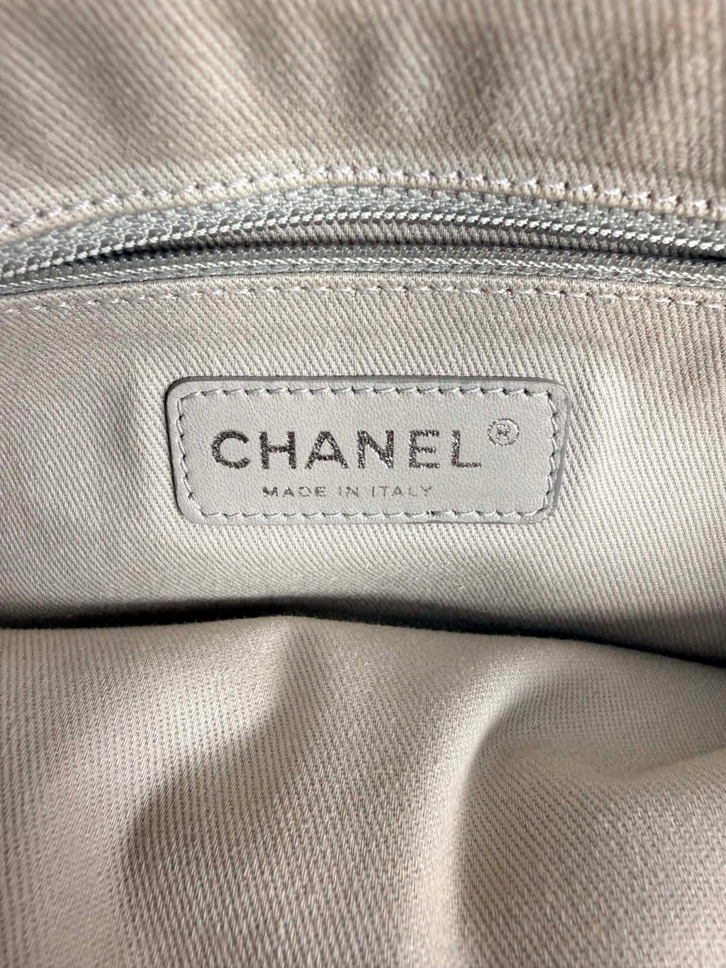 Chanel Aged Calfskin Quilted Be CC Tote Black
