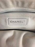 Chanel Aged Calfskin Quilted Be CC Tote Black