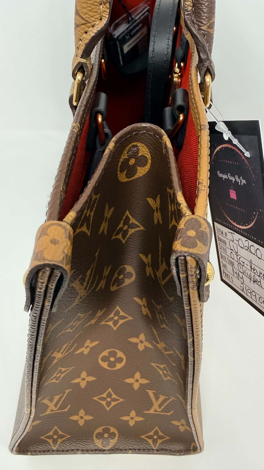 Louis Vuitton On The Go MM Reverse Monogram