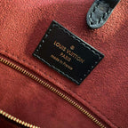 Louis Vuitton On The Go MM Empriente Leather Black and Ivory