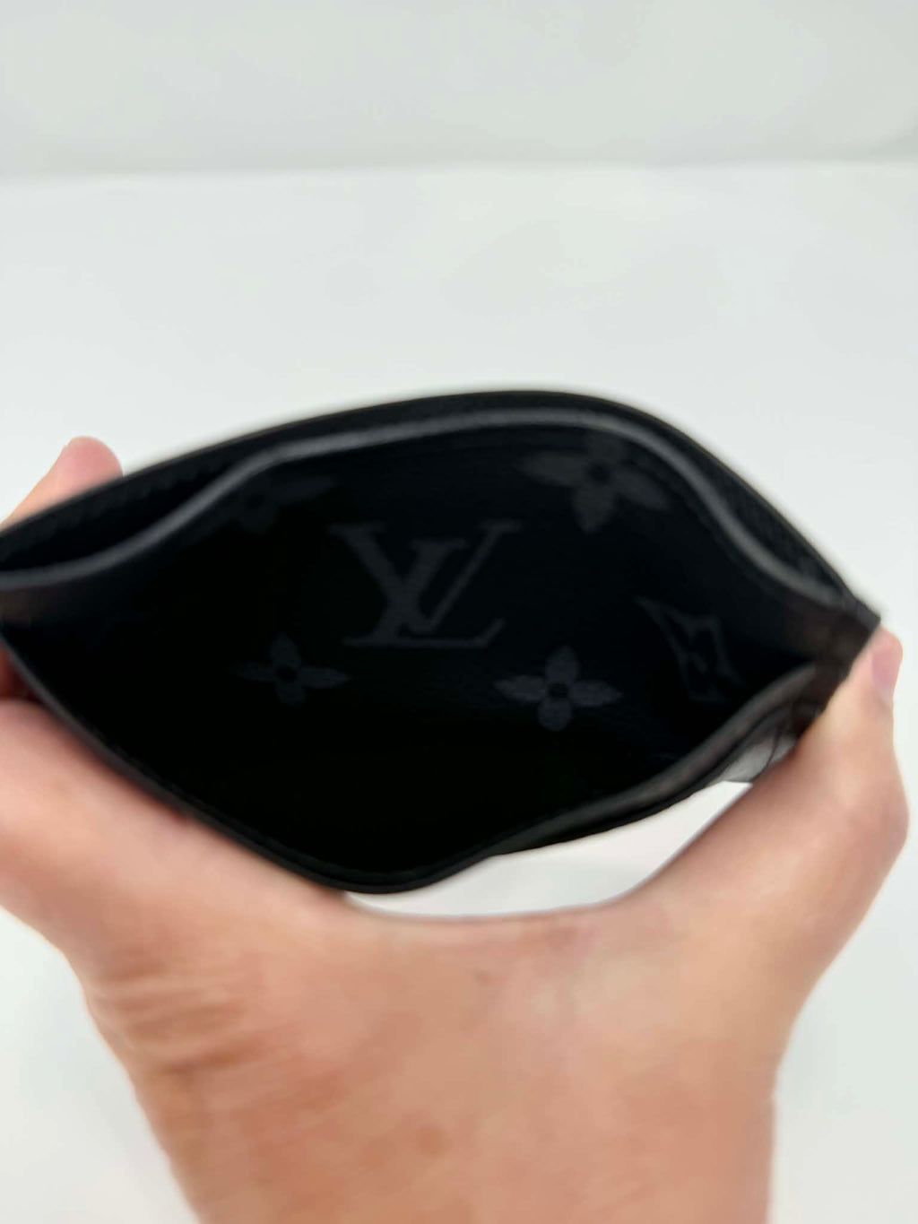 Louis Vuitton Monogram Eclipse Porte-Cartesian Double Card Holder
