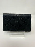 Louis Vuitton Empreinte Compact Curieuse Wallet Black