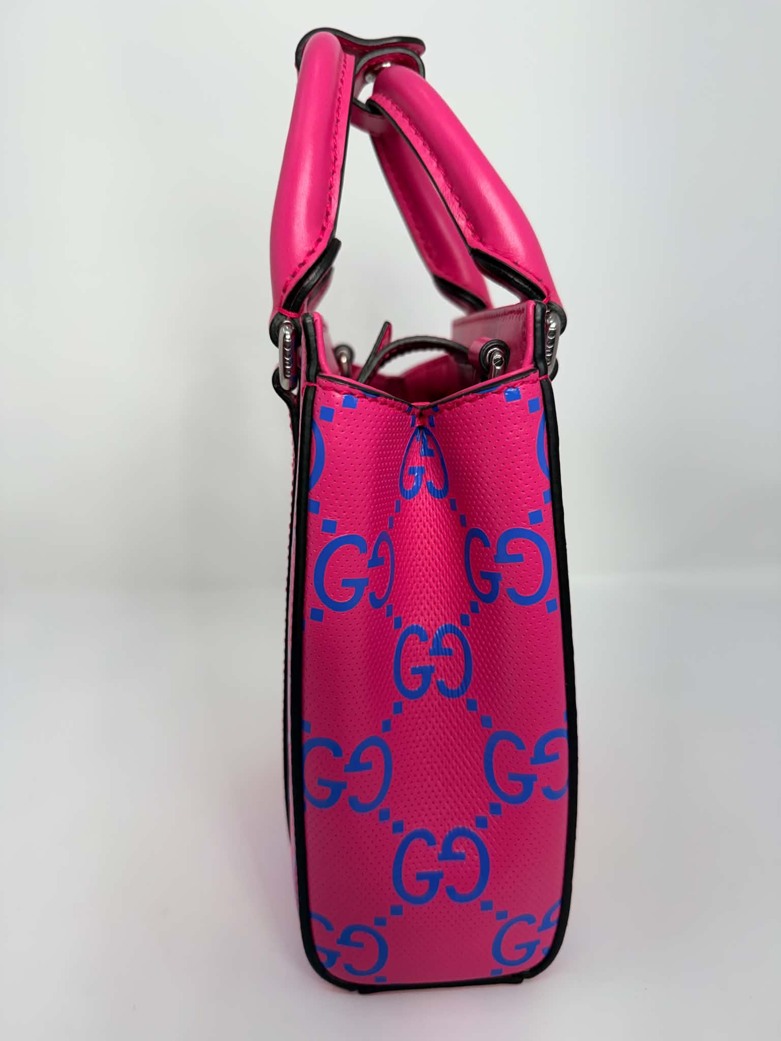Gucci CC Tennis Pink/Blue Leather