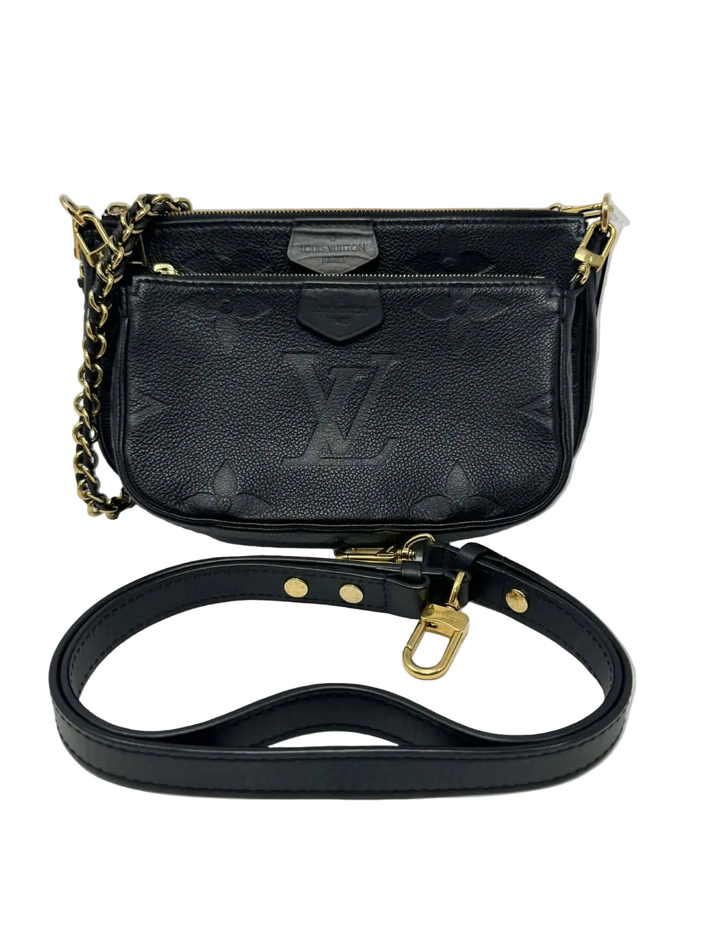 Louis Vuitton Black Empreinte Multi Pochette Accessories
