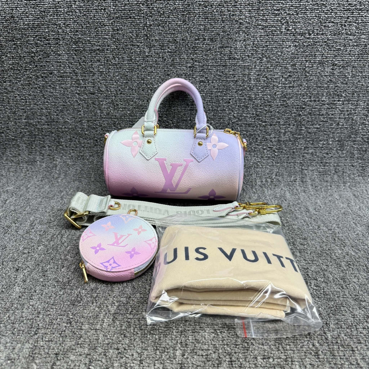 Louis Vuitton Monogram Giant Spring In The City Papillon BB Sunrise Pastel