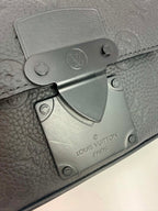 Louis Vuitton S Lock Sling Bag in black Taurillon leather