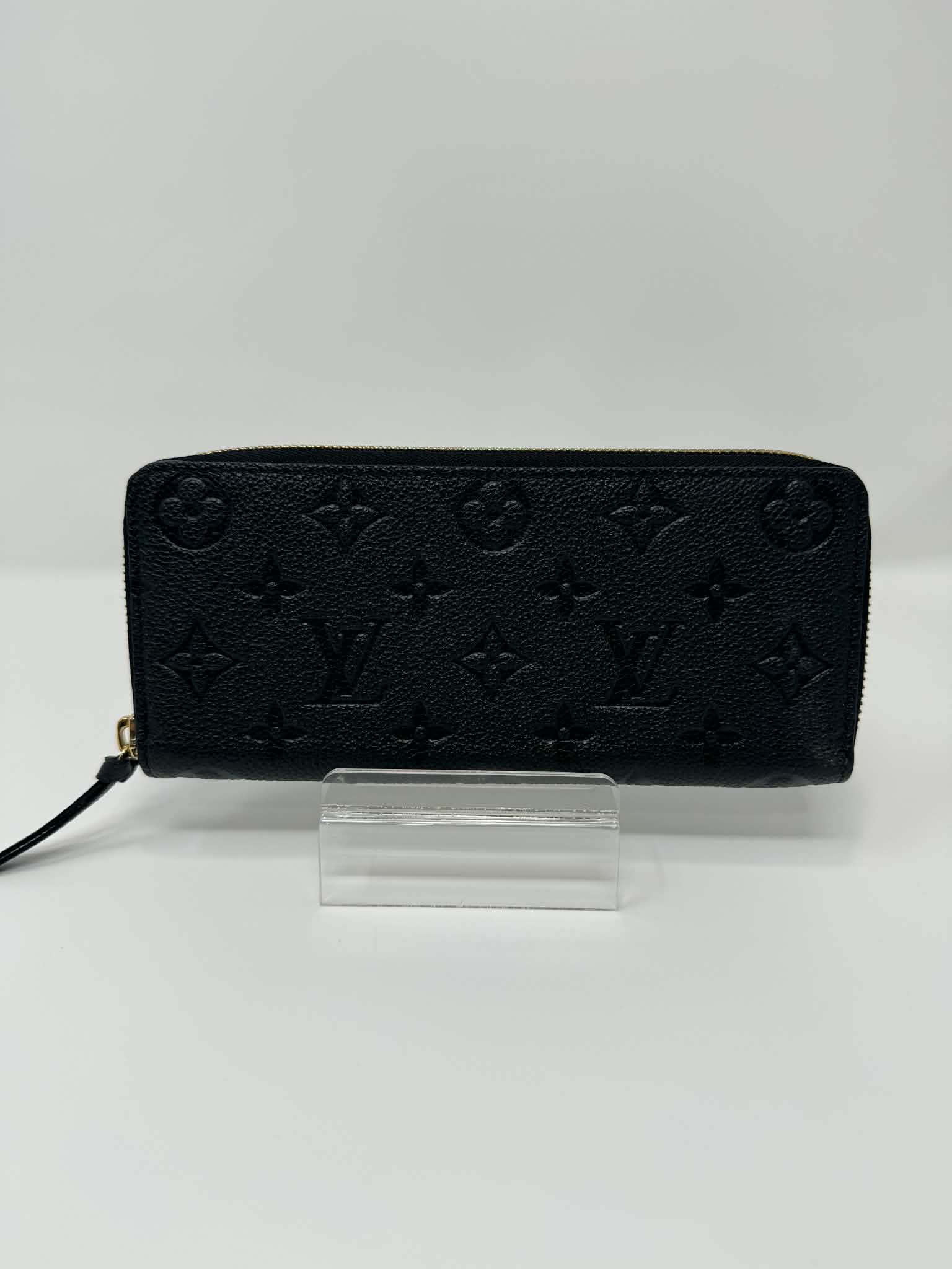 Louis Vuitton Empreinte Clemence Wallet Black