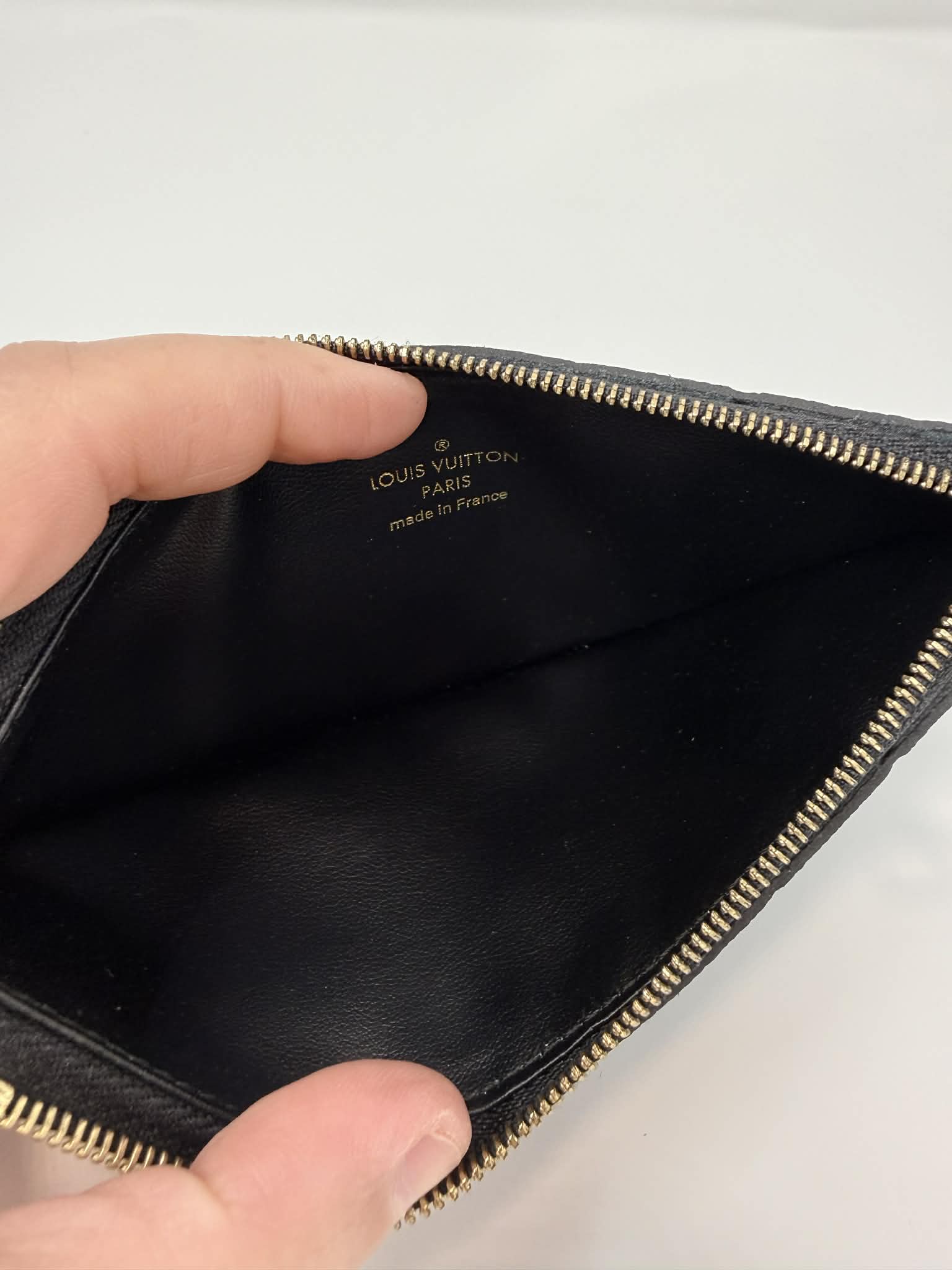 Louis Vuitton Empreinte Clemence Wallet Black