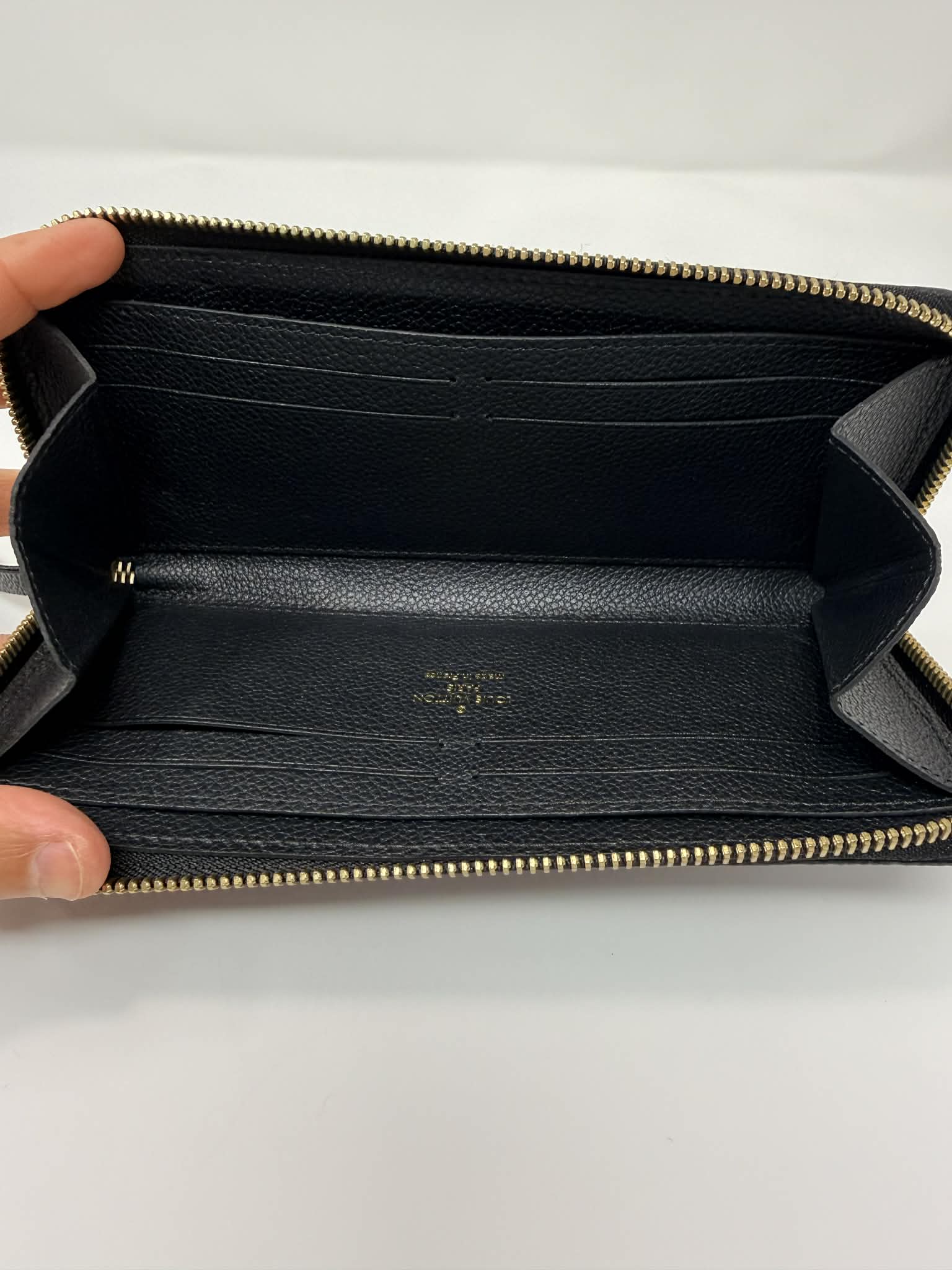 Louis Vuitton Empreinte Clemence Wallet Black