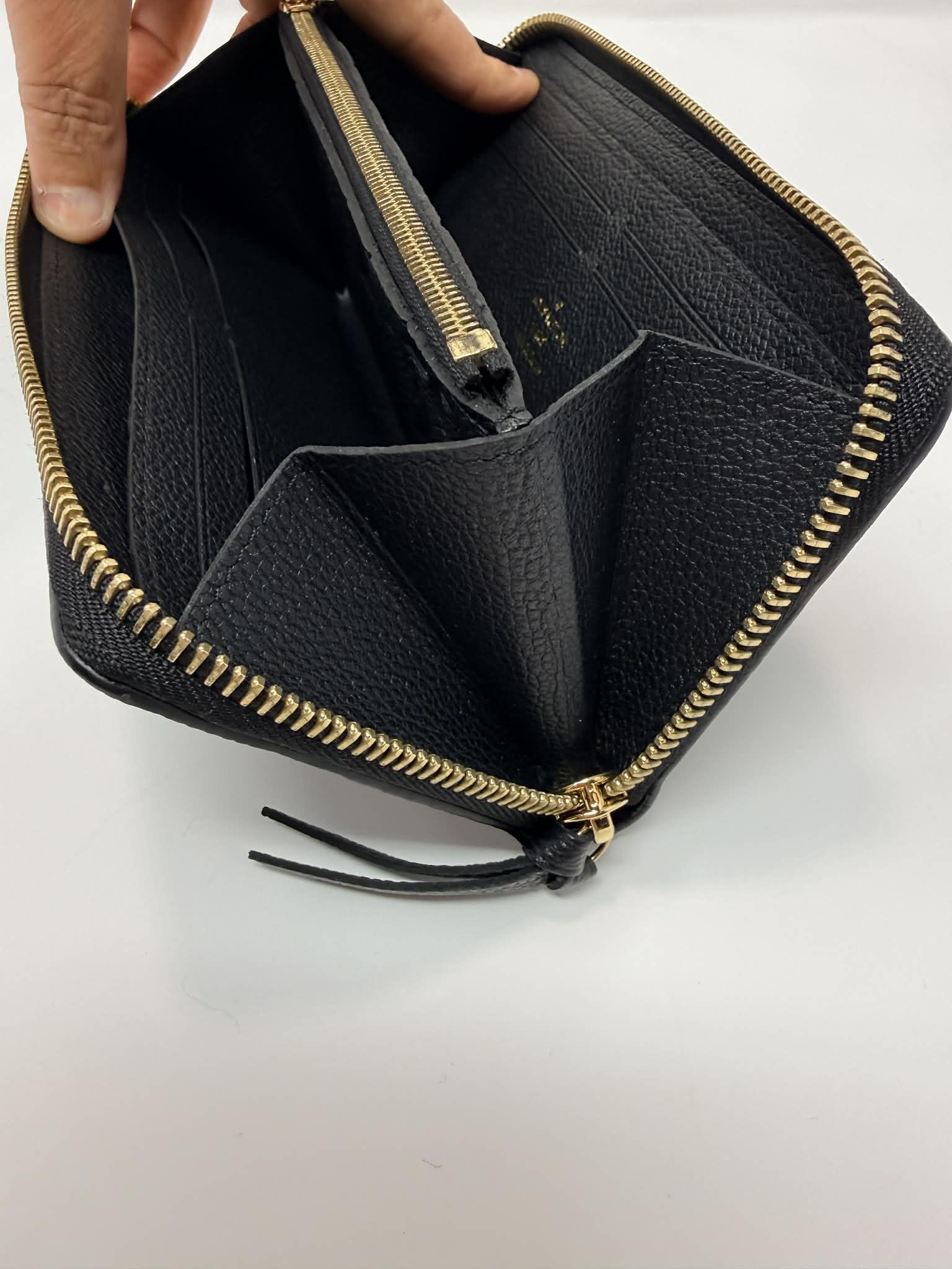 Louis Vuitton Empreinte Clemence Wallet Black