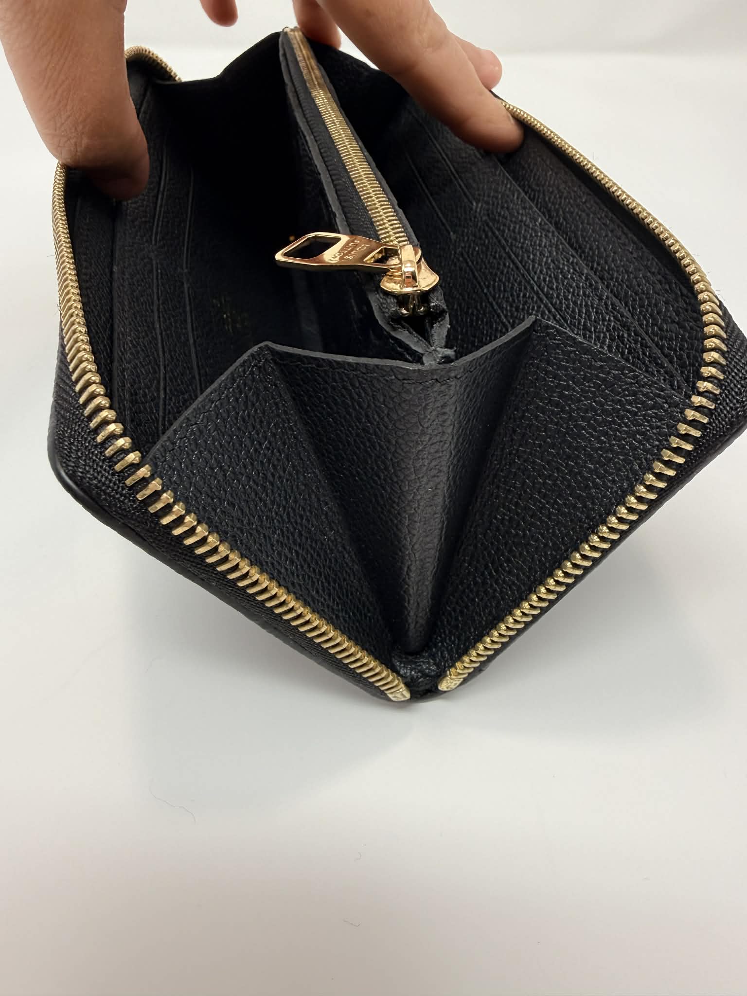 Louis Vuitton Empreinte Clemence Wallet Black