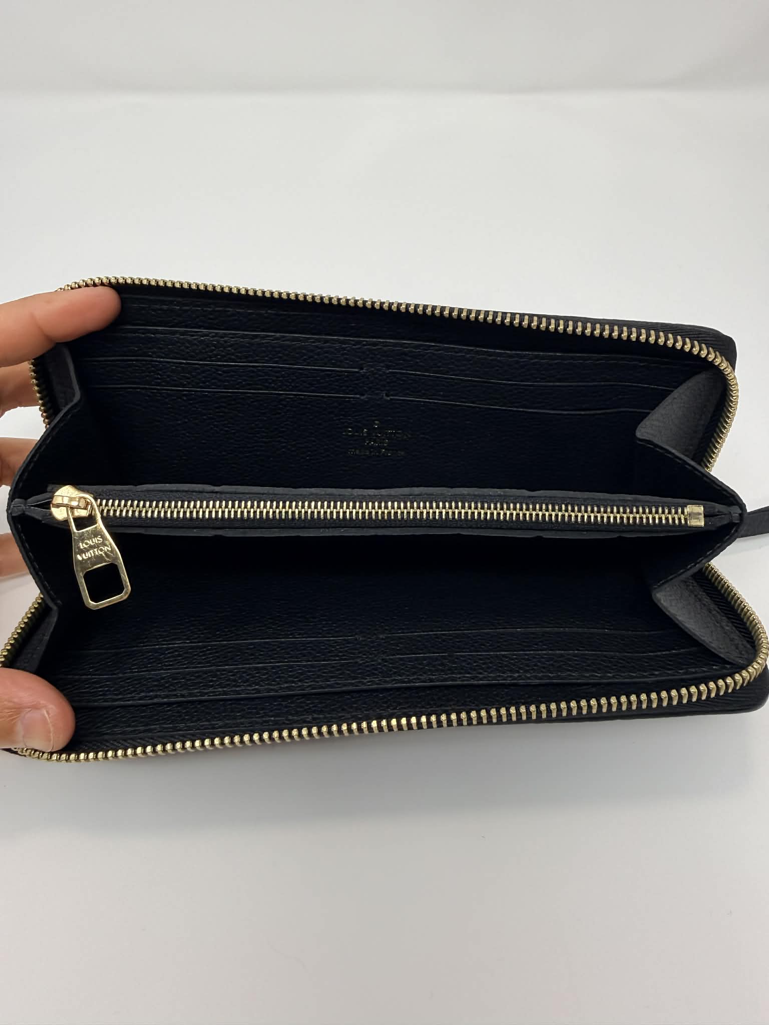 Louis Vuitton Empreinte Clemence Wallet Black