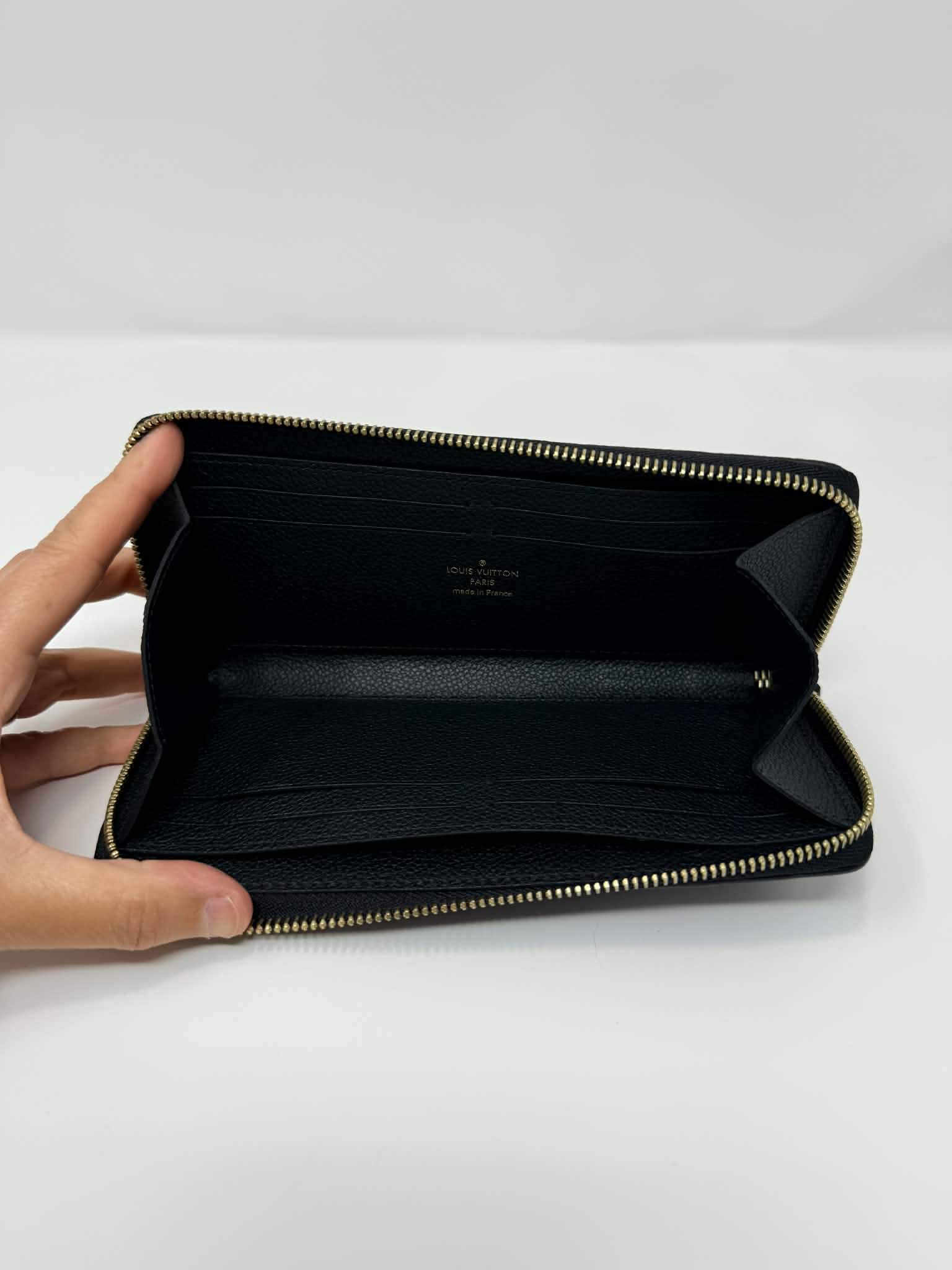 Louis Vuitton Empreinte Clemence Wallet Black