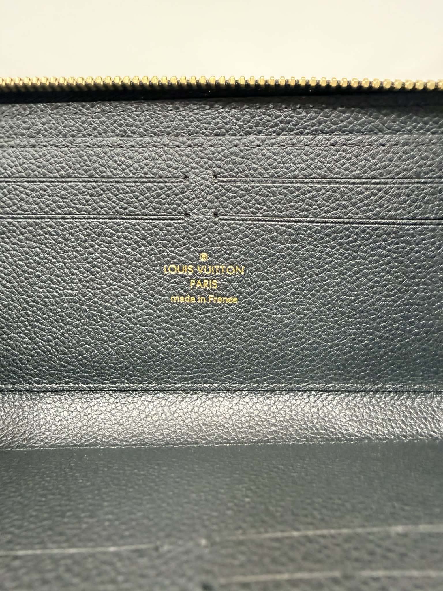 Louis Vuitton Empreinte Clemence Wallet Black