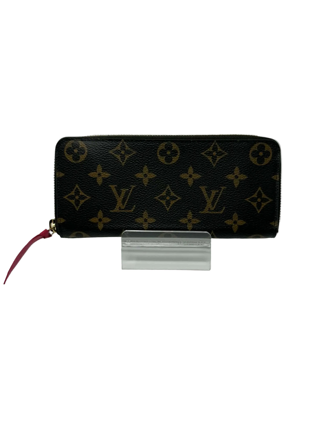 Louis Vuitton Clemence Wallet Monogram/ Hot Pink Interior