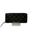 Louis Vuitton Clemence Wallet Monogram/ Hot Pink Interior
