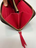 Louis Vuitton Clemence Wallet Monogram/ Hot Pink Interior