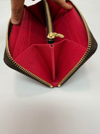 Louis Vuitton Clemence Wallet Monogram/ Hot Pink Interior