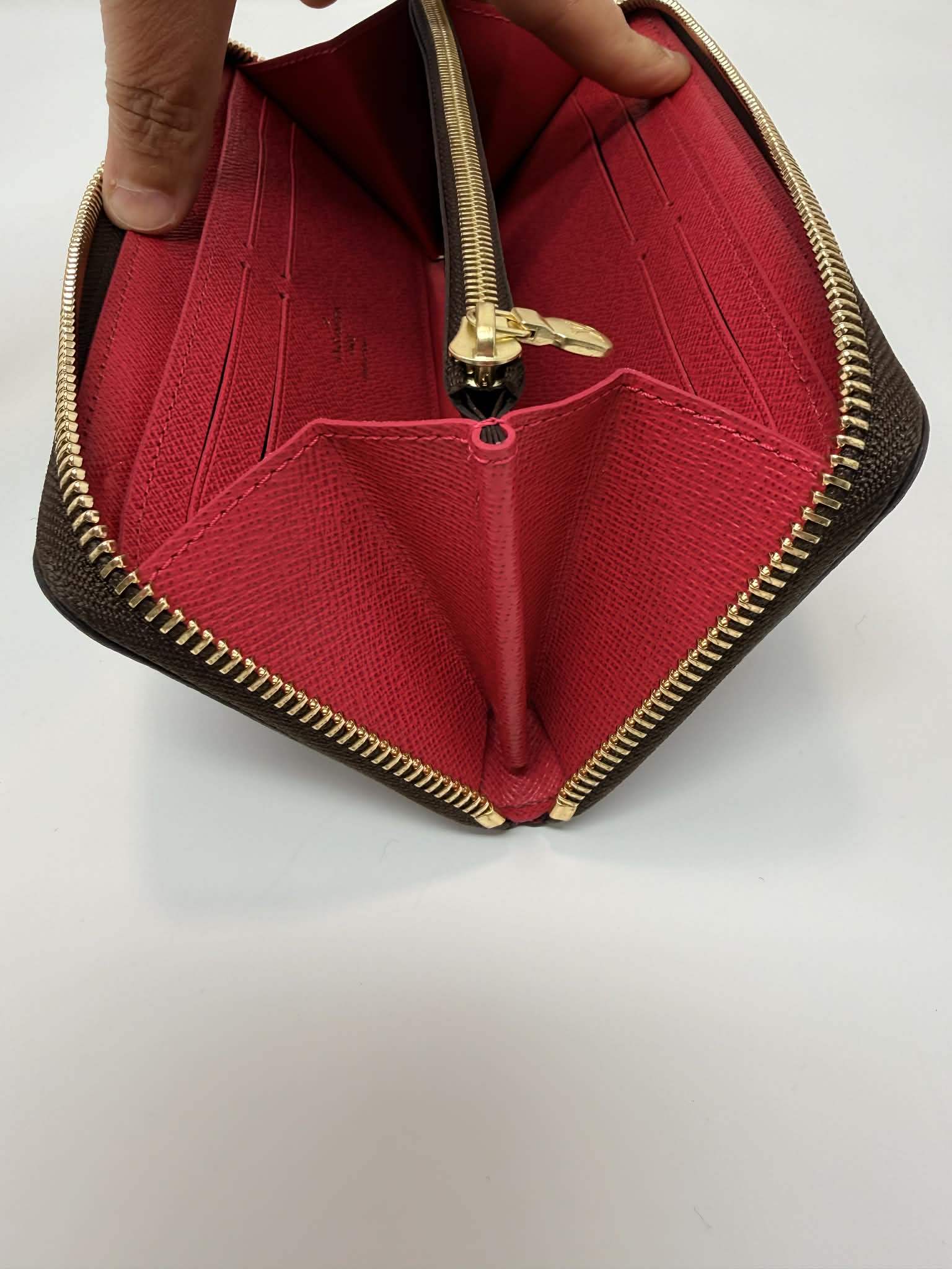 Louis Vuitton Clemence Wallet Monogram/ Hot Pink Interior