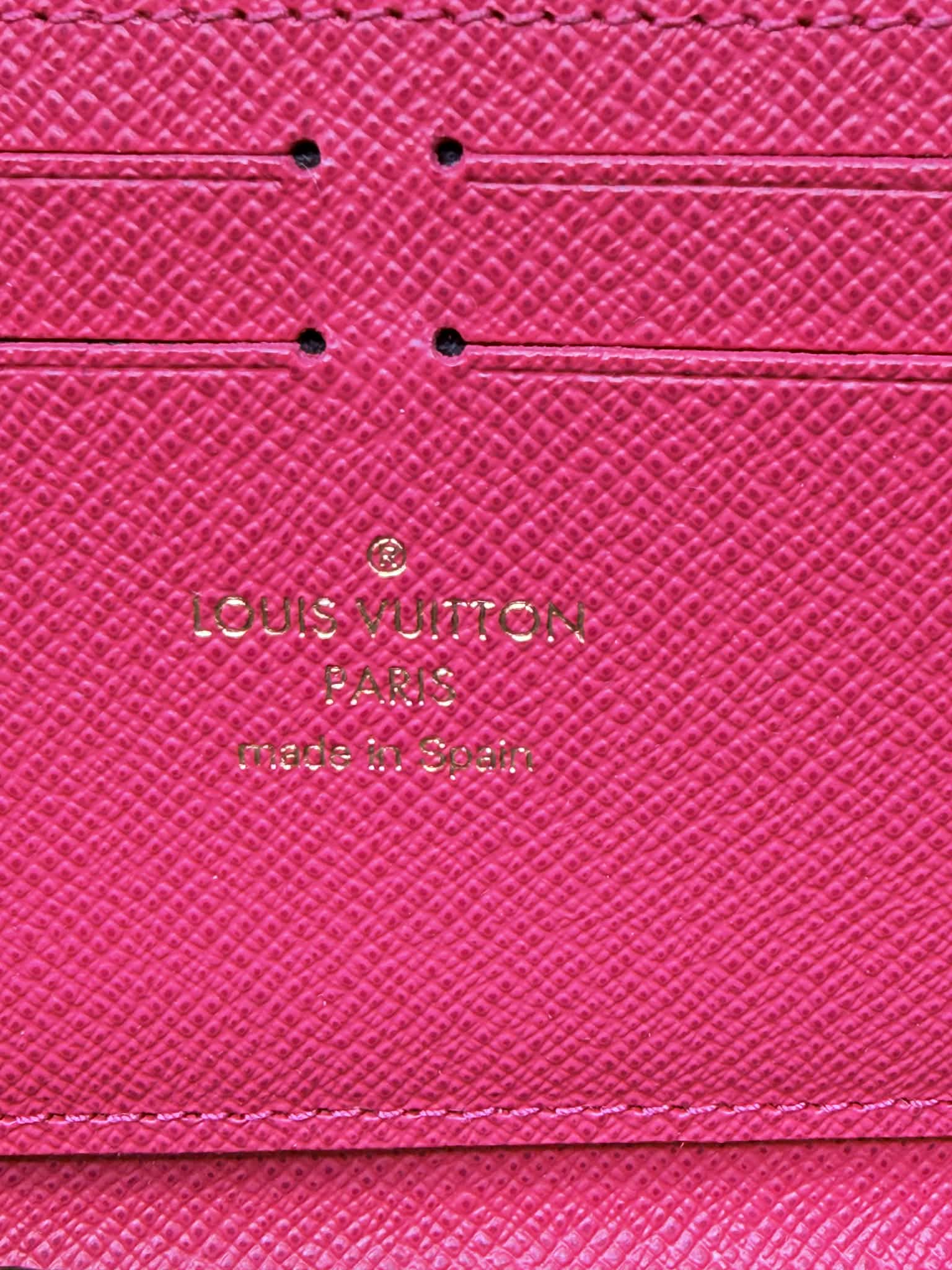 Louis Vuitton Clemence Wallet Monogram/ Hot Pink Interior