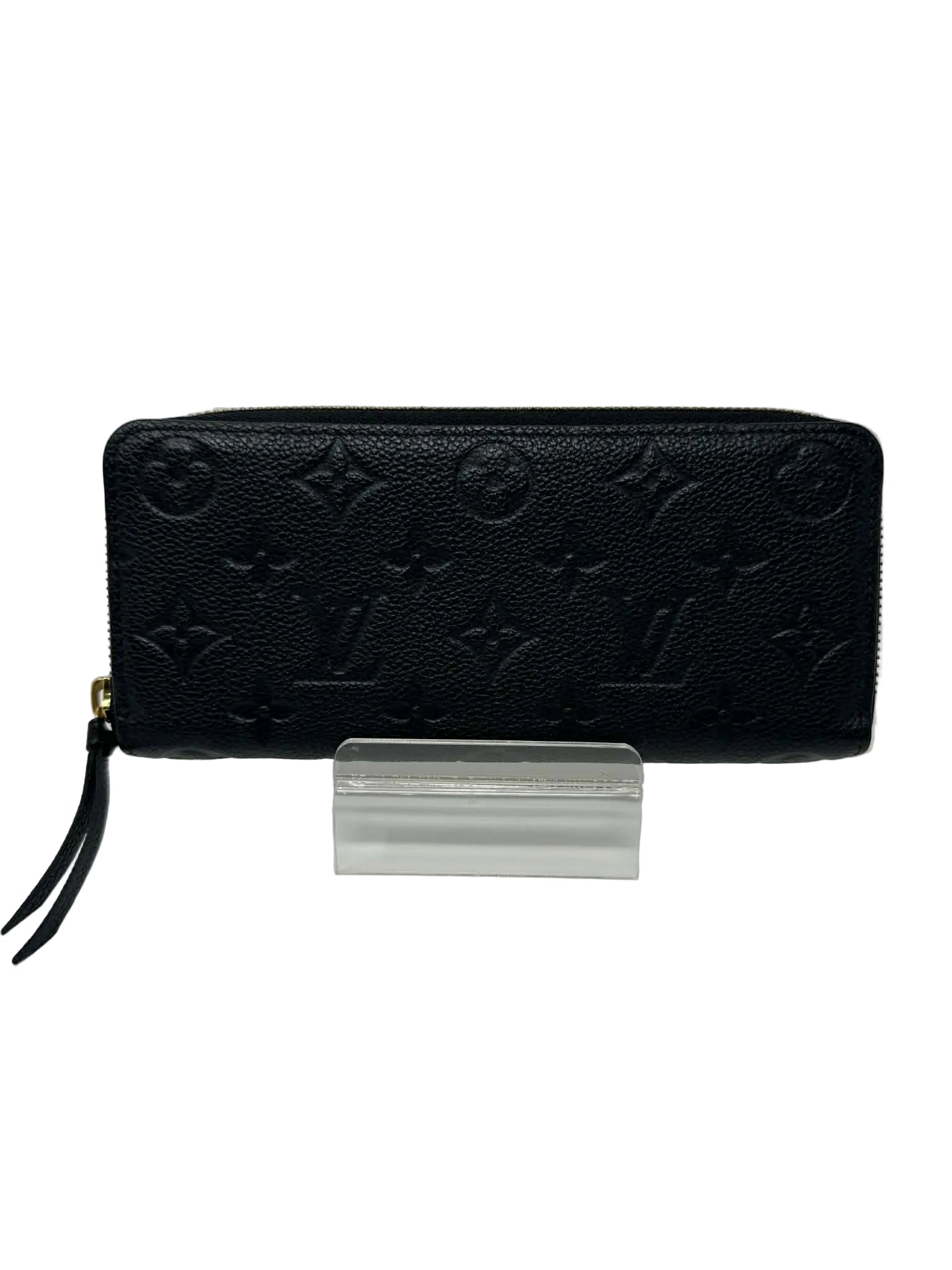 Louis Vuitton Clemence Empreinte Black Wallet