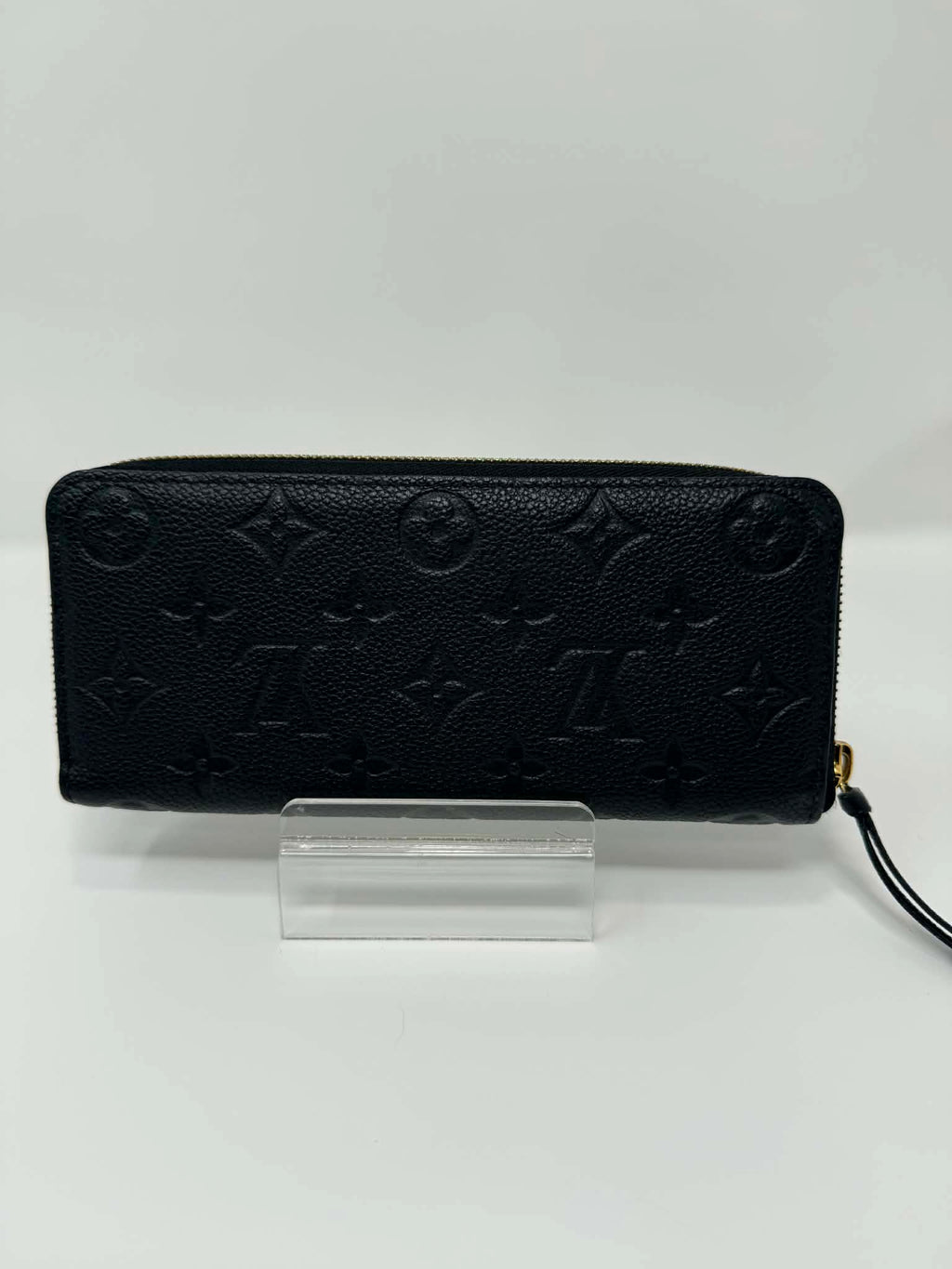 Louis Vuitton Clemence Empreinte Black Wallet