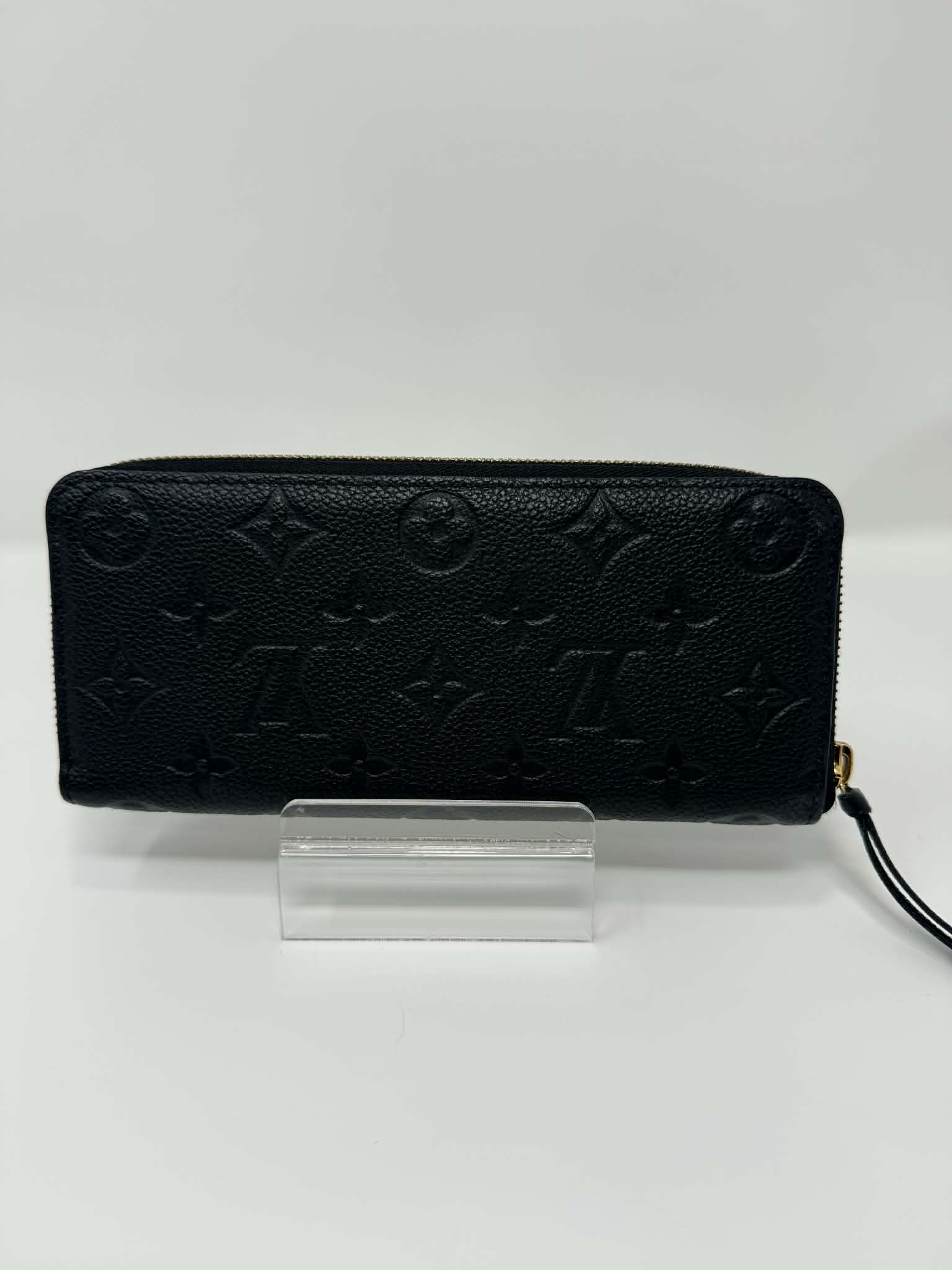 Louis Vuitton Clemence Empreinte Black Wallet