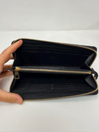 Louis Vuitton Clemence Empreinte Black Wallet