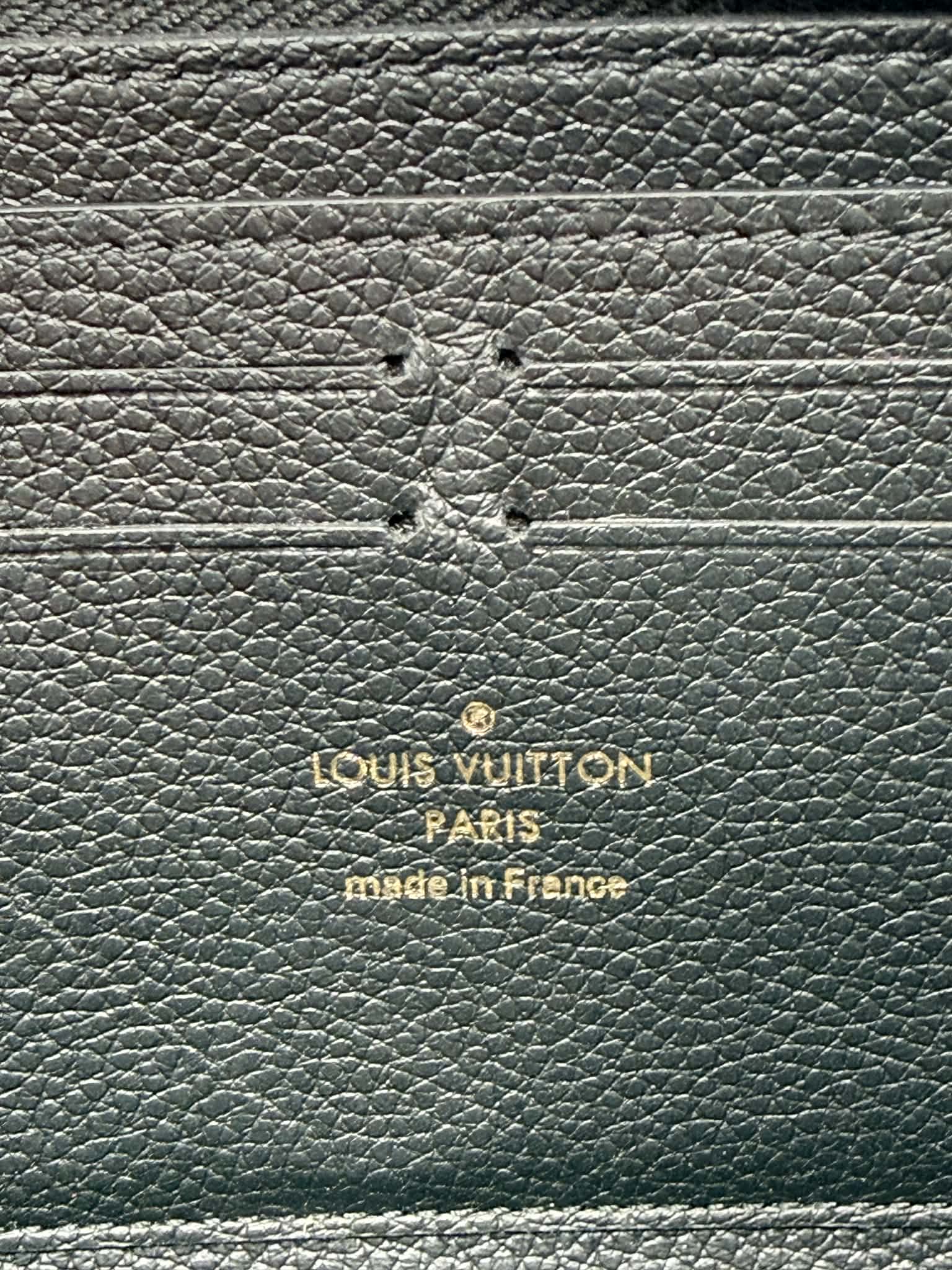 Louis Vuitton Clemence Empreinte Black Wallet