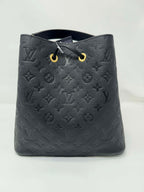 Louis Vuitton Neonoe MM Black Empreinte Leather with two Straps
