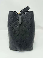 Louis Vuitton Neonoe MM Black Empreinte Leather with two Straps