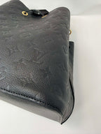Louis Vuitton Neonoe MM Black Empreinte Leather with two Straps