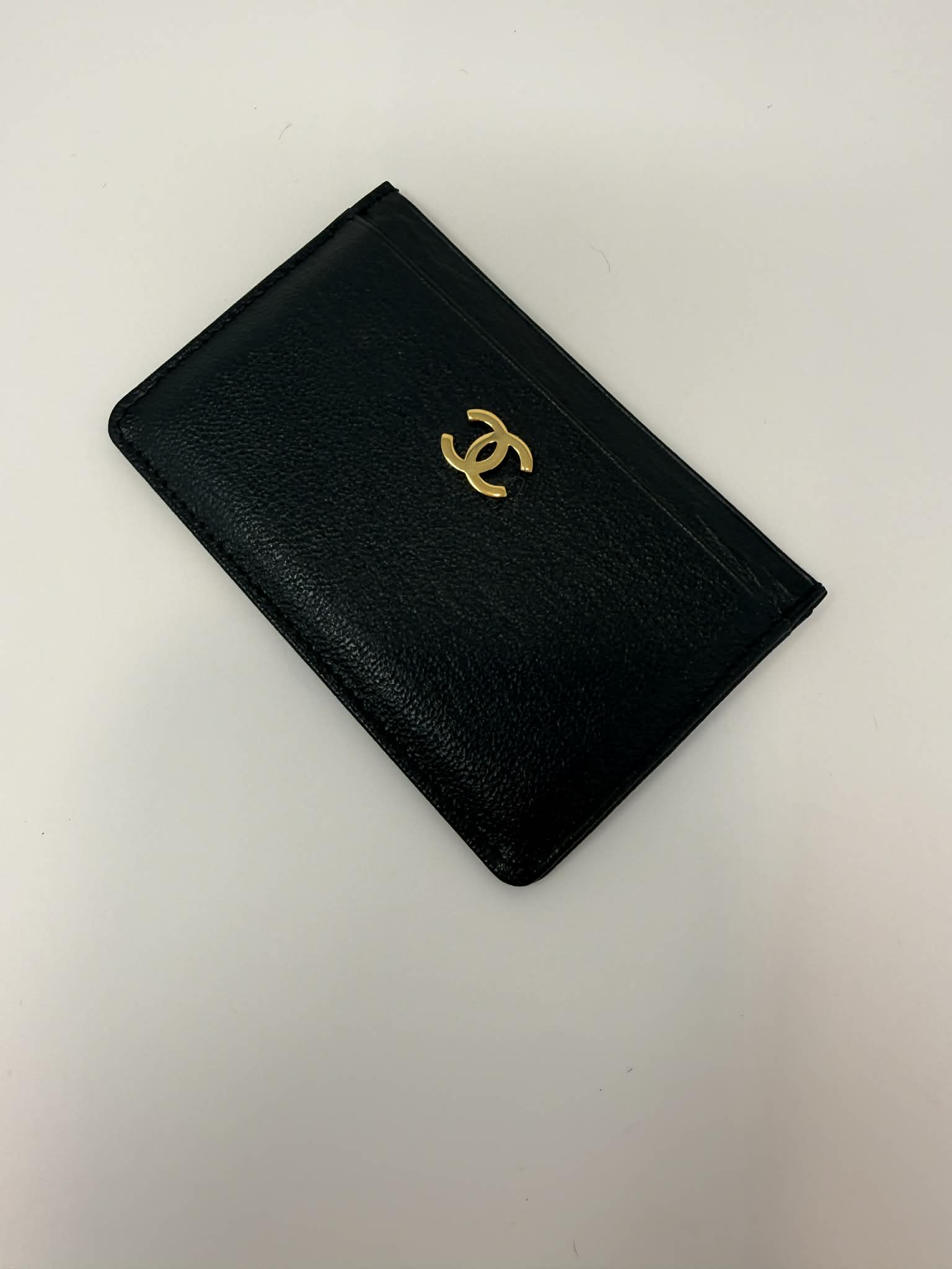 Chanel Black Card Holder