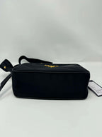 Prada Tessuto Nylon Camera Crossbody Bag Black
